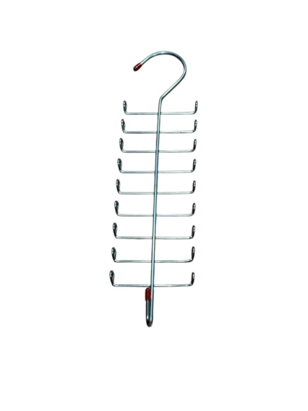 Metal Closet Hanger Organizer Multi Hook Tiered Tie Belt Scarf Rack Storage